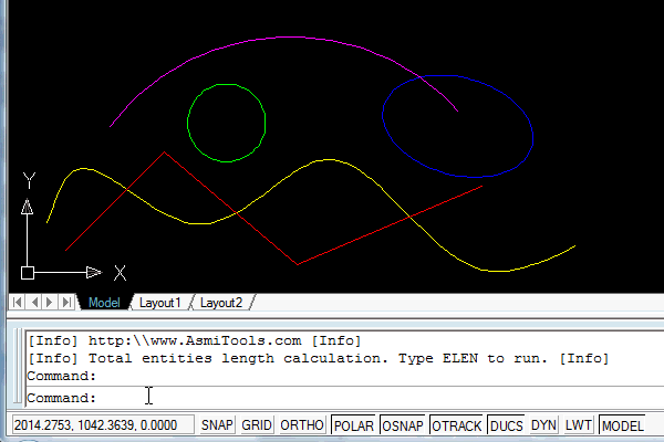 Cálcular o comprimento de várias linhas Autocad