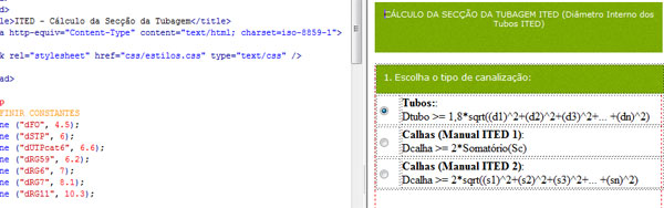 Cálculos ITED 2