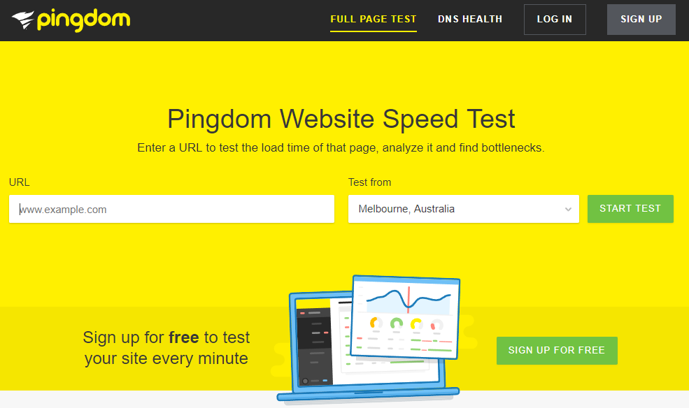 Ninguém gosta de um site lento – Pingdom speed test