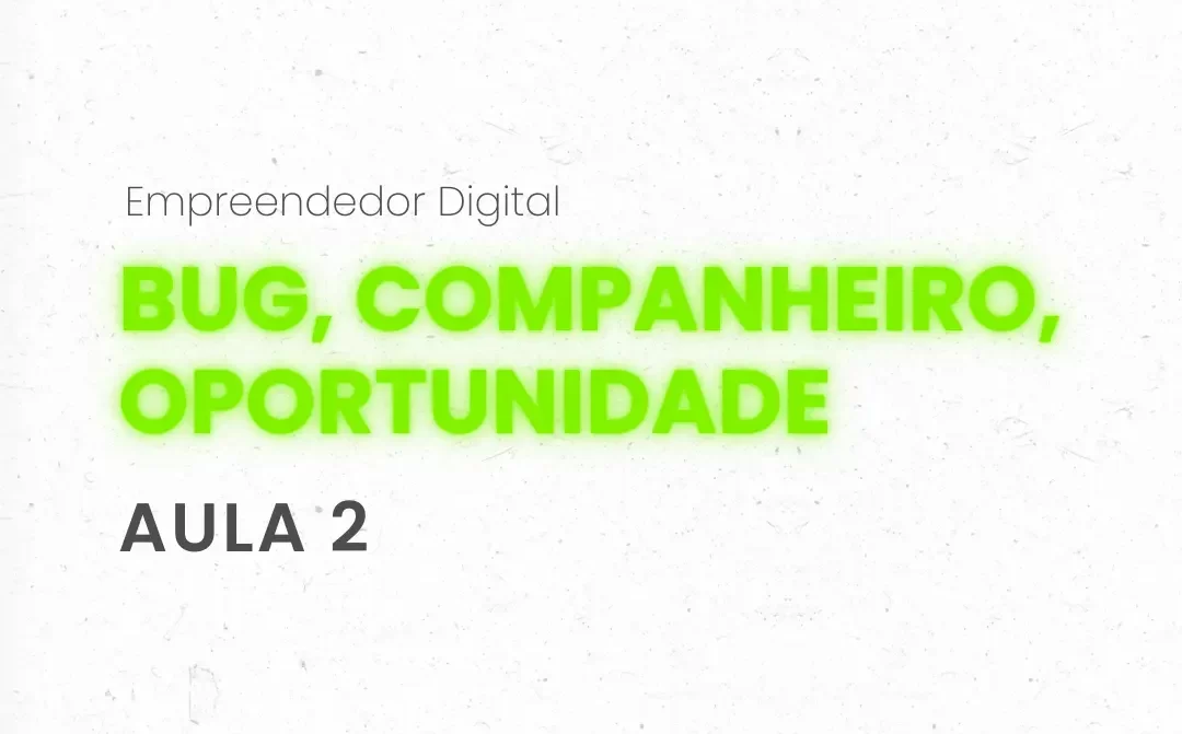📚 Aula 2 – Bug, Companheiro e Oportunidade